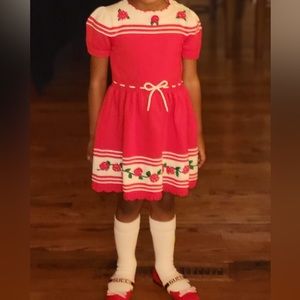 Authentic Gucci Girls Embroidered Sweater Dress (preowned)